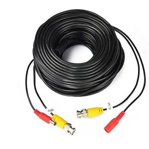 5 50m BNC 커넥터 2 in 1 BNC CCTV 케이블 BNC 비디오 케이블 CCTV 카메라 POWER LOGIC AHD CVI 감시 DVR 시스템 케이블