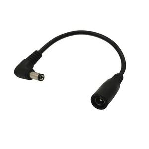 10cm DC 전원 플러그 케이블 5.52.1mm 남성 90도 직각 어댑터 연장 코드 CCTV 카메라