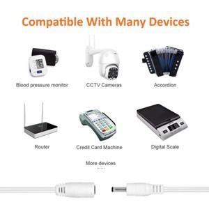 6미터 DC 12V 전원 10M 연장 케이블 CCTV 카메라 용 5.5mmx2.1mm/20 FT 플러그 볼트 코드