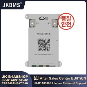 관리 JKBMS HEAT CANBUS 스마트 액티브 밸런스 Lifepo4 리튬 이온 LTO 블루투스 내장 B1A8S10P 100A 12V