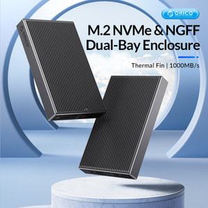 호환 , USB3 냉각 1 알루미늄 조끼 케이스 PCIe SSD, ssd 케이스, M 10Gbps 키, 베이 B 듀얼 m2 Gen2,