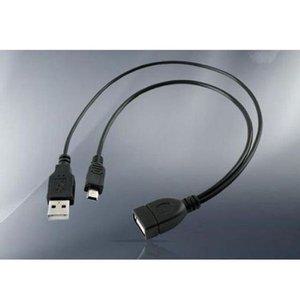 고품질 coms USB 케이블 Short (MInI 5P M USB M F) OTG Y형 (WFHS2IQ)