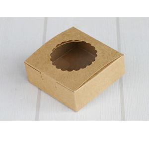80크라프트(레이스)1구상자/1묶음 100개/수입크라프트/80mm*80mm*30mm/천연비누 선물포장 다용도 악세사리