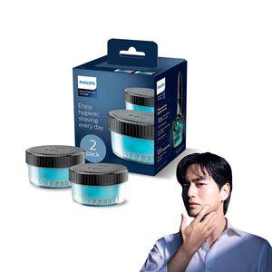 [필립스](본점)CC12/51 필립스 면도기 무선 클렌징 팟 카트리지 2개입 세척액