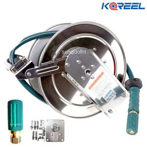 국산 KOREEL 스텐 자동워터호스릴 SUS 주방릴 TWA 13mm (냉수용 40도이하) 주방용 워터호스릴