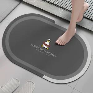 [쓰리몰] 빨아쓰는 소프트 규조토 발매트 미끄럼방지 주방 욕실 현관 발매트 (중.대형)