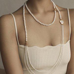 [구베] [티파니 착용/GOOBE] DTC PEARL NECKLACE