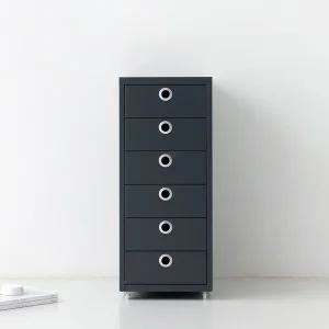 마켓비 MKB 서랍장 6단 다크그레이, 1개