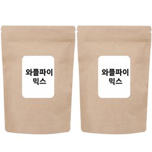 길거리표 와플믹스 가루 반죽 500g 2봉 지퍼백 소포장