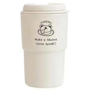 퓨어데일 이중 리유저블 콜드컵 350ml 치즈베어, 1개