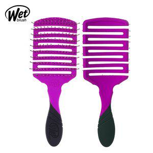 [ 브러쉬]wet brush 프로 플렉스 드라이 패들 퍼플 헤어브러쉬 드라이 빗 극손상모 두피 마사지