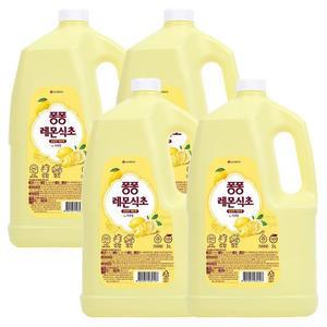 퐁퐁 레몬식초 주방세제 3L 4개