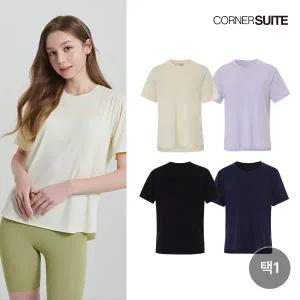 [코너스윗][기간한정인하][코너스위트] 여성 컴포트데일리 노브라 티셔츠 1종 택일