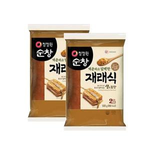 청정원 순창 재래식 생된장 500g(봉지) x2개 엄마손맛 한식 반찬 만능소스 밥도둑