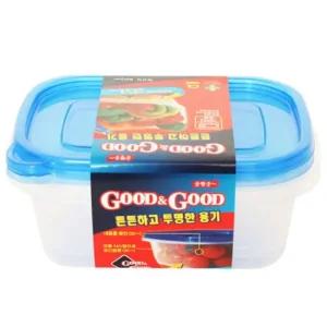 굿앤굿지퍼락 밀폐용기 850ml 직사각 2P