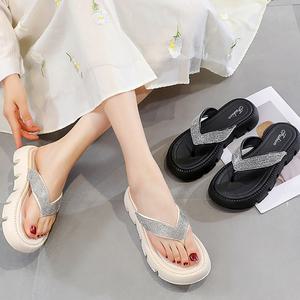여성 쪼리 통굽 샌들 슬리퍼 발편한 3.5cm