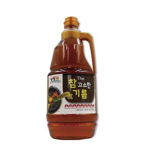 참고소한 참기름 대용량 업소용 수입 중국산 맛기름 향기름 향미유 1.8L