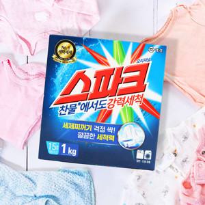 애경 스파크 오리지널 가루 세탁세제 1kg 분말 2개