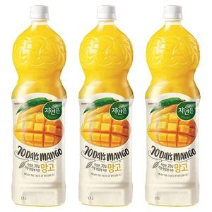 웅진 자연은 망고 주스 1.5L x 12PET