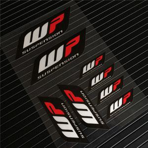 KTM 혼다 야마하 스즈키 가와사키 두카티용 반사 WP 서스펜션 스티커, 쇼커 댐퍼 데칼, 1 세트
