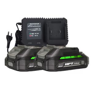 HPT 20V 2.0 배터리 2개 충전기 세트 경량 배터리 마끼다18V 호환