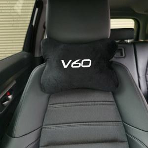 자동차 시트 머리 받침 자동차 로고 목 베개, 볼보 V40 V50 V60 V70 V90 XC30 XC40 XC60 XC70 XC90 자동차 부속품