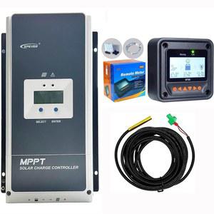 EPEVER 100A MPPT 태양광 컨트롤러 Max PV 입력 200V 12 /24 /36 /48V 자동 식별 배터리 전압 충전 전류 리모컨별 매개 변수 조정(Tracer10420AN MT50 TS)