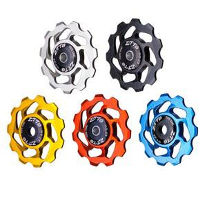 변속기 MTB 자전거 리어 드레일러 자키 휠 스틸 베어링 도르래 CNC 로드 바이크 가이드 롤러 액세서리 11T