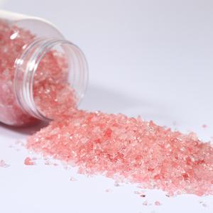 유리자갈 연분홍 3~5mm 500g 마리모 테라리움 어항 칼라 자갈 색돌 스톤 화분