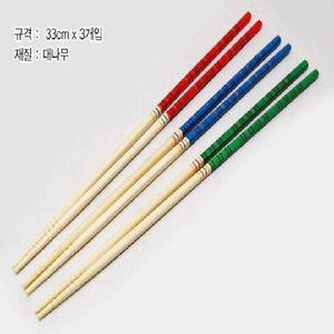 (SM)대나무 튀김젓가락 3P 요리젓가락 요리용