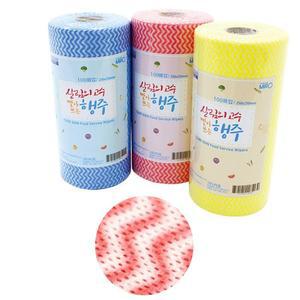 [ME47M22N_52C5]뽑아쓰는 뜯어쓰는 롤 위생행주 100매