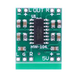 PAM8403 모듈 오디오 스피커 사운드 앰프 보드 슈퍼 미니 디지털 DC2.5-5.5V 파워 서플라이 2x3W