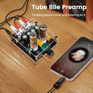 6K4 튜브 프리 앰프 가변 HiFi 오디오 스피커 사운드 보드 홈 시어터 DIY DC12-16V