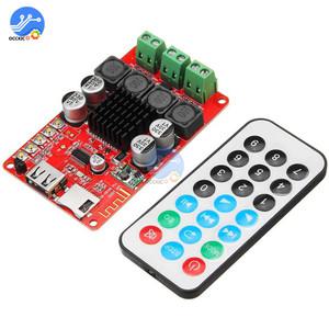 TPA3116 50W 블루투스 앰프 보드 디지털 오디오 수신기 TF 카드 U 디스크 플레이어 서브 우퍼 스피커DIY