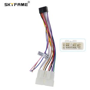 SKYFAME 차량 와이어링 하네스 어댑터 안드로이드 라디오 전원 케이블 이스즈 D-MAX S10 콜로라도 블레이저