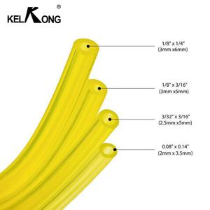 호환 KELKONG 1 M 바이크 오토바이 자전거 연료 직경 내부 3mm x 5mm 6mm 노란색 파이프 필터 라인 오일 탱
