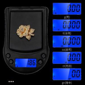 정밀 팜 체중계 골드 실버 쥬얼리 포켓 측정 범위 200g 전자 체중계, 20