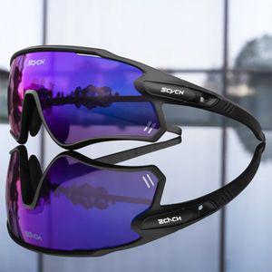 자전거 선글라스 고글 스포츠 SCVCN 사이클링 안경 MTB 라이딩 러닝 UV400 편광 낚시 남녀공용