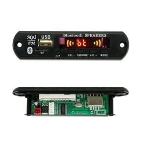 무선 블루투스 5.0 12V MP3 WMA 디코더 보드 자동차 오디오 USB TF 모듈 컬러 스크린 플레이어 (리모컨 포