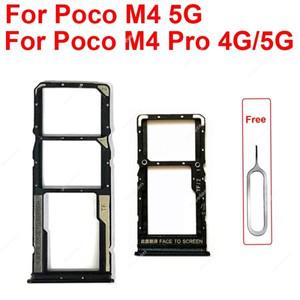 SIM 카드 트레이 어댑터 소켓  샤오미 미 포코폰 M4 프로 4G 5G 슬롯 메모리 리더  거치대 예비 부품