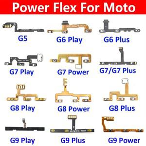 전원 켜기 끄기 볼륨 버튼 모토로라호환 Moto G5 G6 G4 G8 G7 G9 Plus Play Power Lite 용 플렉스 케이블