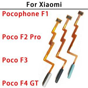Xiaomi Pocop F1 F2 Pro F3 F4 GT 지문 센서 홈 버튼 리본 플렉스 케이블 교체 예비 부품