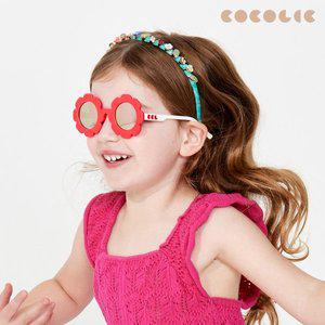 [코코릭]COCOLIC 선플라워 0-5세 KC인증 꽃 선글라스 아기 유아 베이비 토들러 자외선 차단