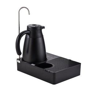 차량용 커피포트 대용량 다용도 12V/24V겸용 24V 텀블러 블랙 차량커피포트