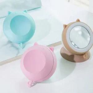 다기능 USB 충전식 손난로 충전핫팩 LED 거울