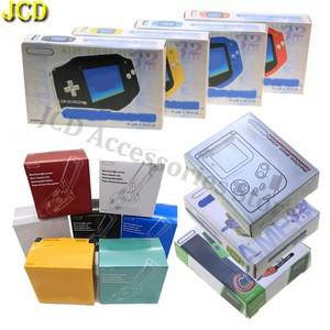 GBA SP GBC GB DMG 게임 콘솔 용 JCD Gameboy Advance/Color 용 새 포장 상자 카톤 새 포장 보호 상자