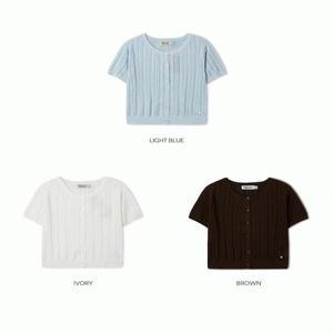 후아유 여성용 펀칭 버튼 가디건/ Punching Button Cardigan WHCKF2543F