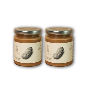 윤식단 100% 순수 땅콩버터 크런치 200g 2개