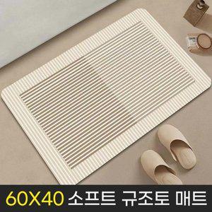고품질 적인 빨아쓰는 규조토 발매트 화장실 욕실 현관 주방 규조토매트 화장실매트 (WFHSX1U)