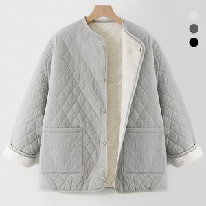 [MNC] 뽀송양털 다이아 퀄팅자켓  MDPD169MJ)